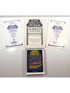 Radio City Music Hall Spectacular 60 Years Celebration Presentation Award & Prog